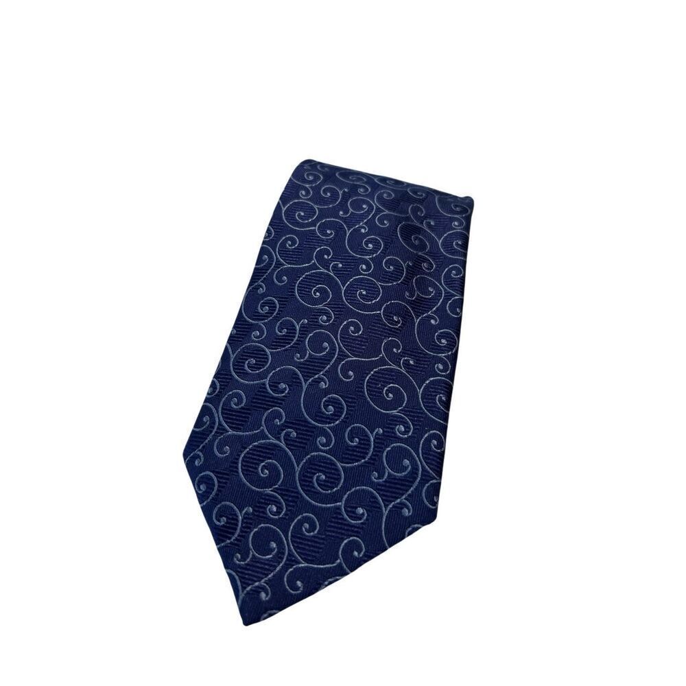 Tino Cosma Blue Swirl Signature Tie